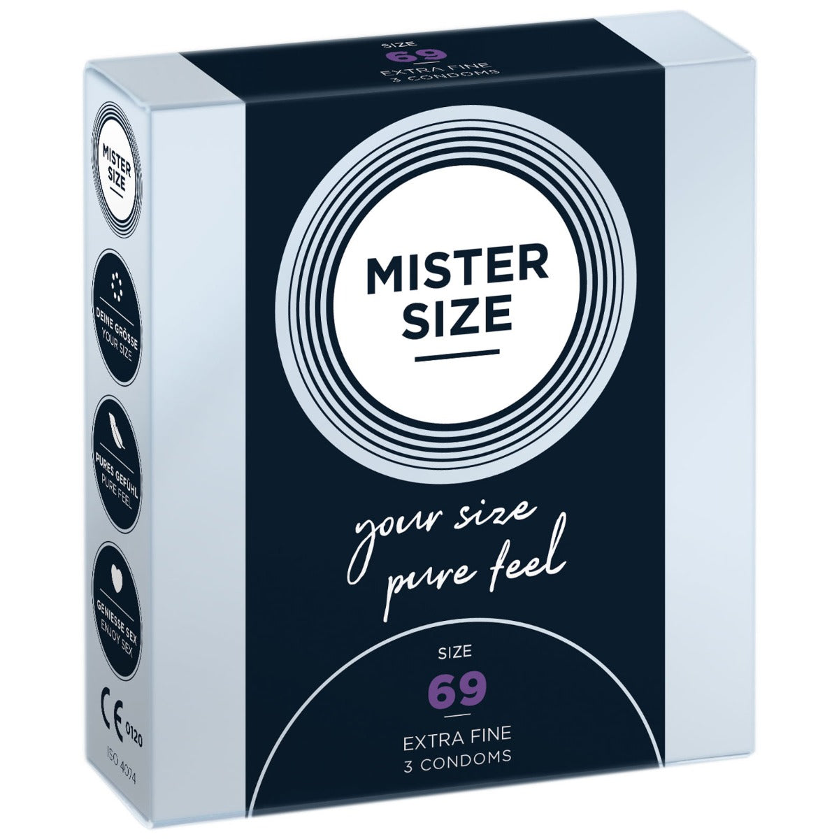 Mister Size Pure Feel Condoms 69mm (8085944893679)