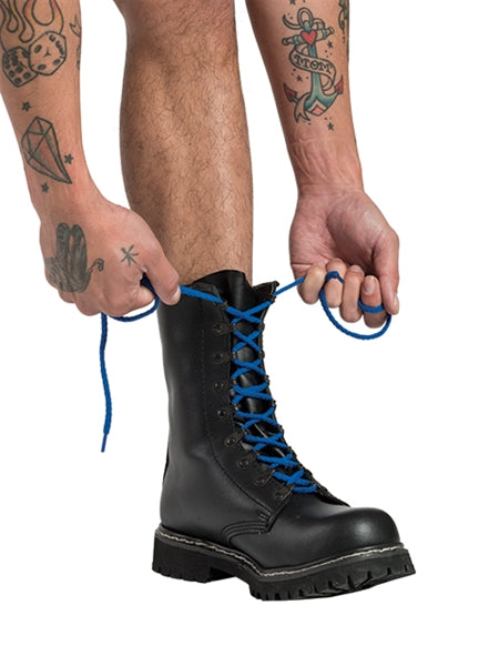 Mister B Boot Laces 20 Hole Blue (8212435665135)