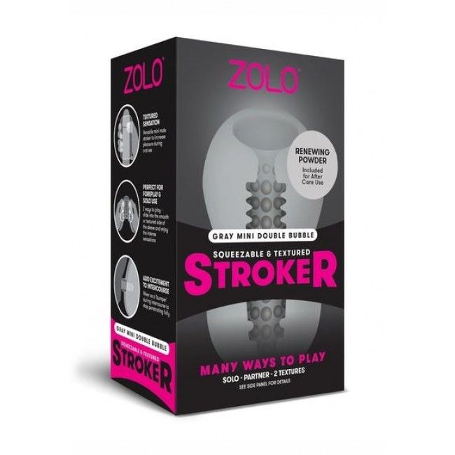 Zolo Mini Stroker Grey (8124255764719)