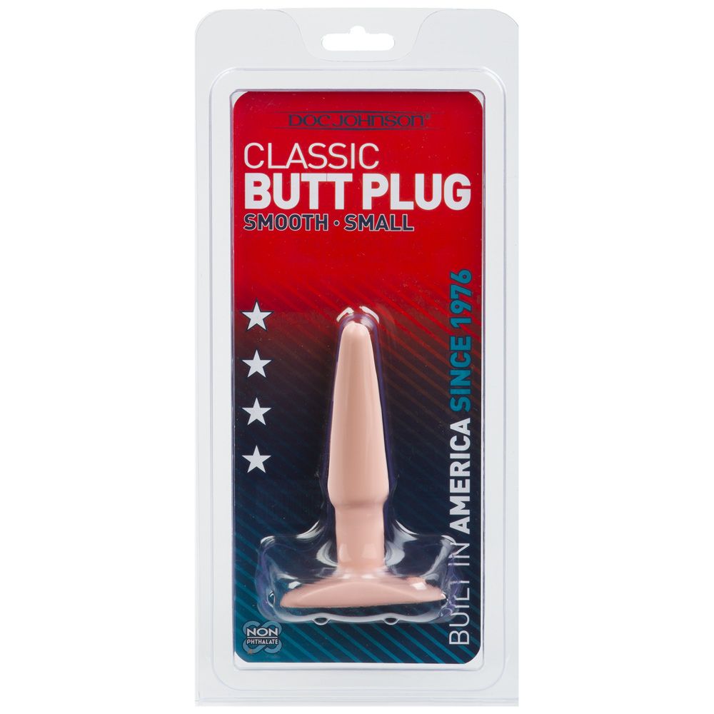 Classic Butt Plug Flesh Small (8099768926447)
