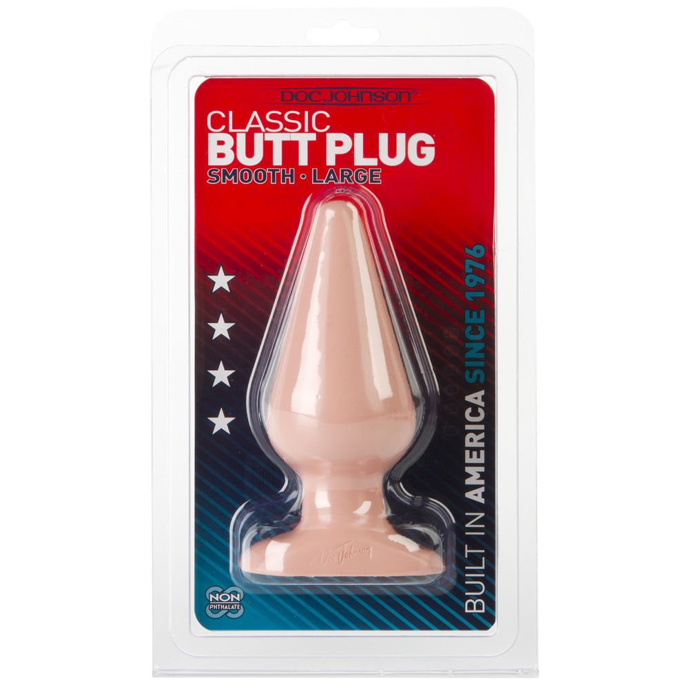 Classic Butt Plug Flesh Large (8099768467695)