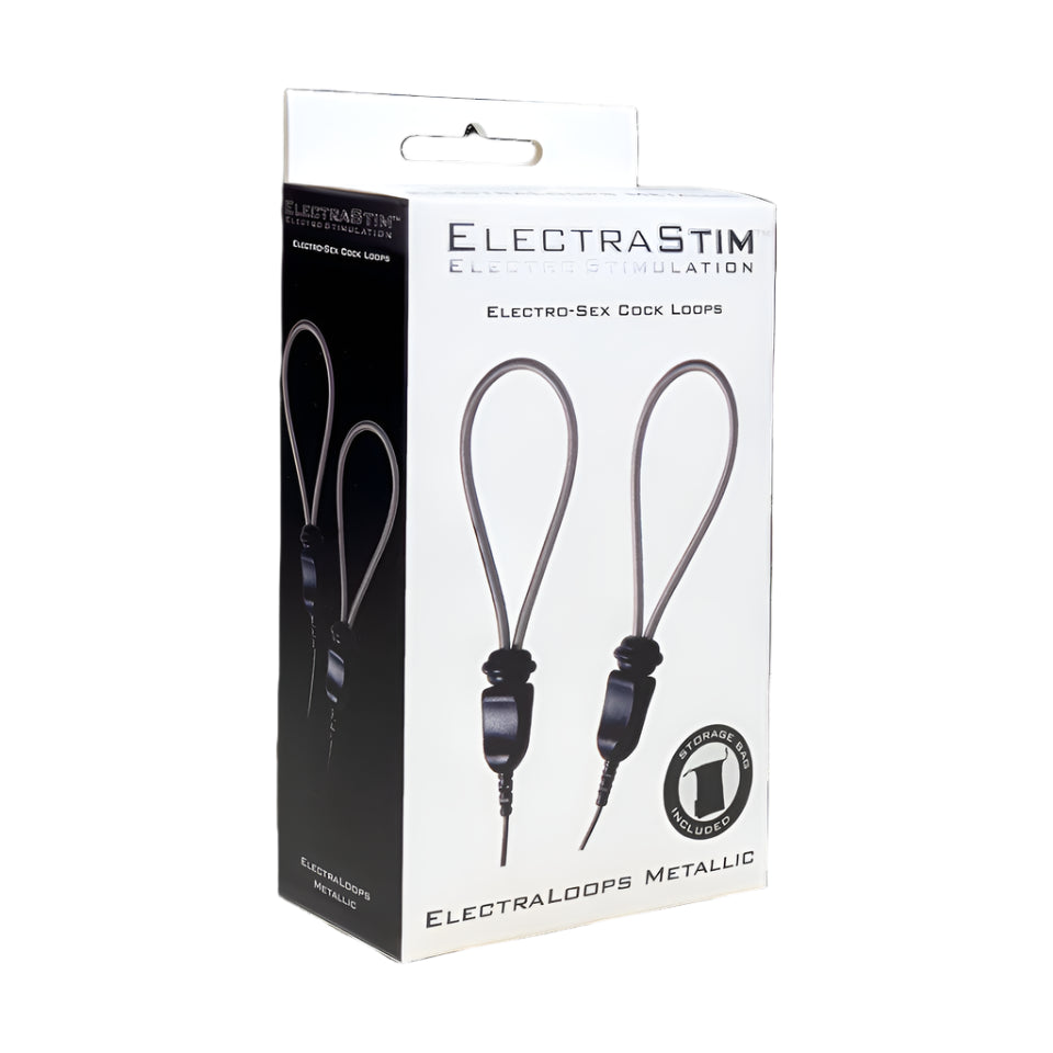 Electra Stim Metallic Adjustable Cock Rings