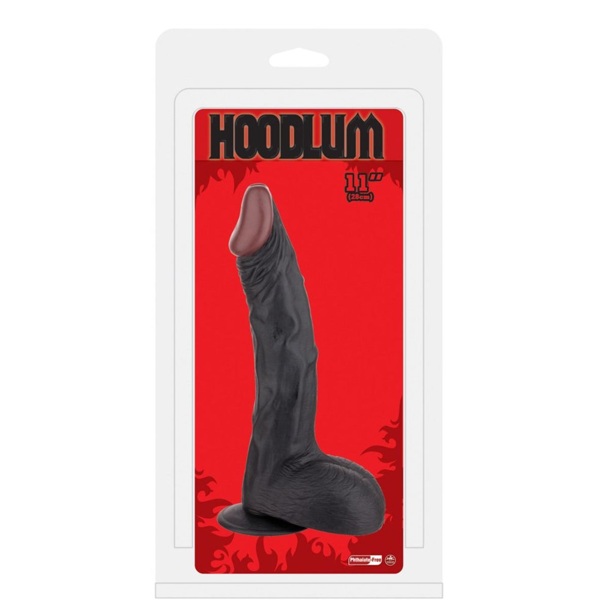 Nanma Hoodlum Realistic Black 11.5" Dildo