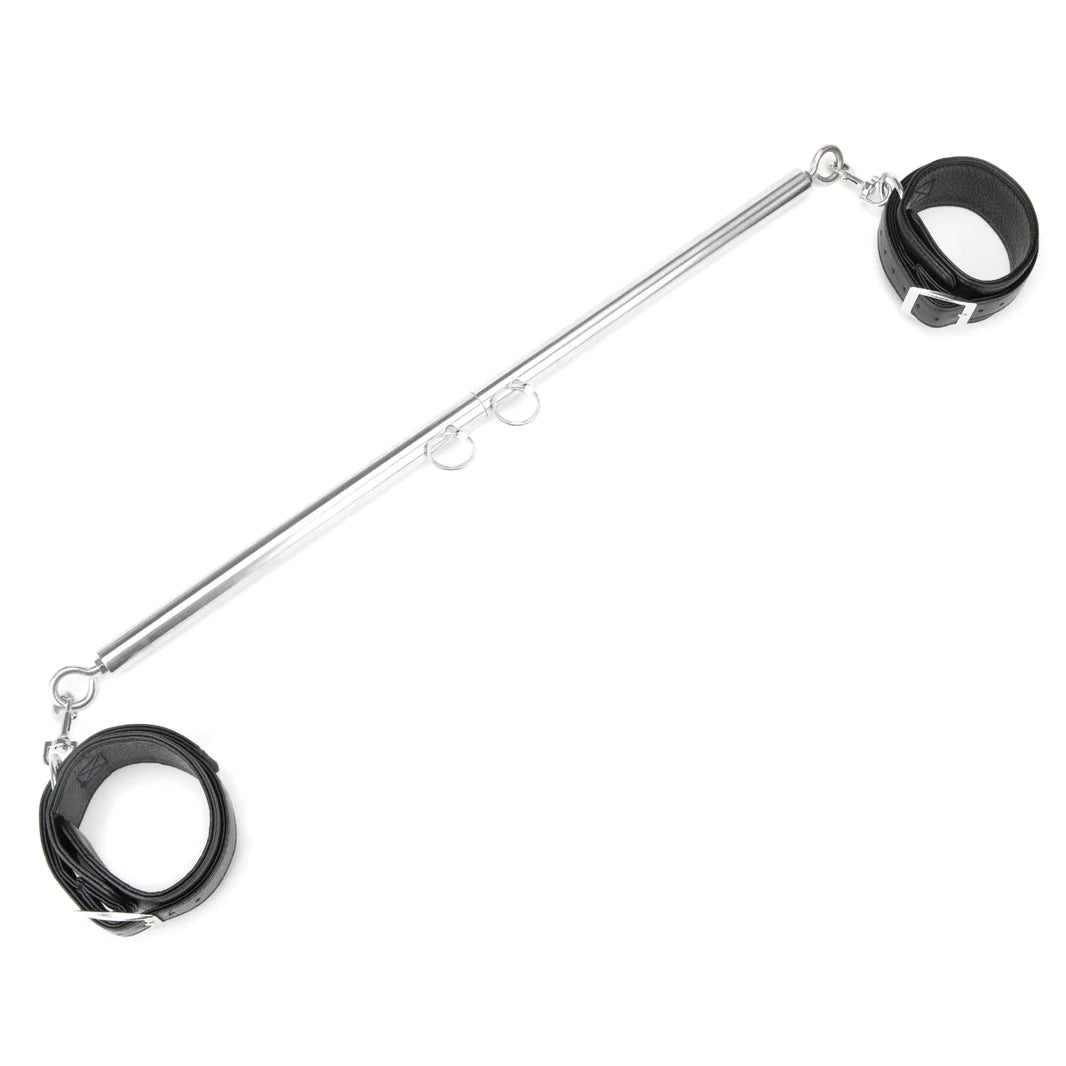 Lux Fetish Expandable Spreader Bar Set with Detachable Faux Leather Cuffs