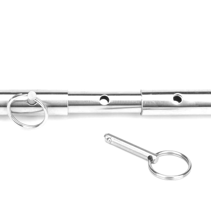 Lux Fetish Expandable Spreader Bar Set with Detachable Faux Leather Cuffs