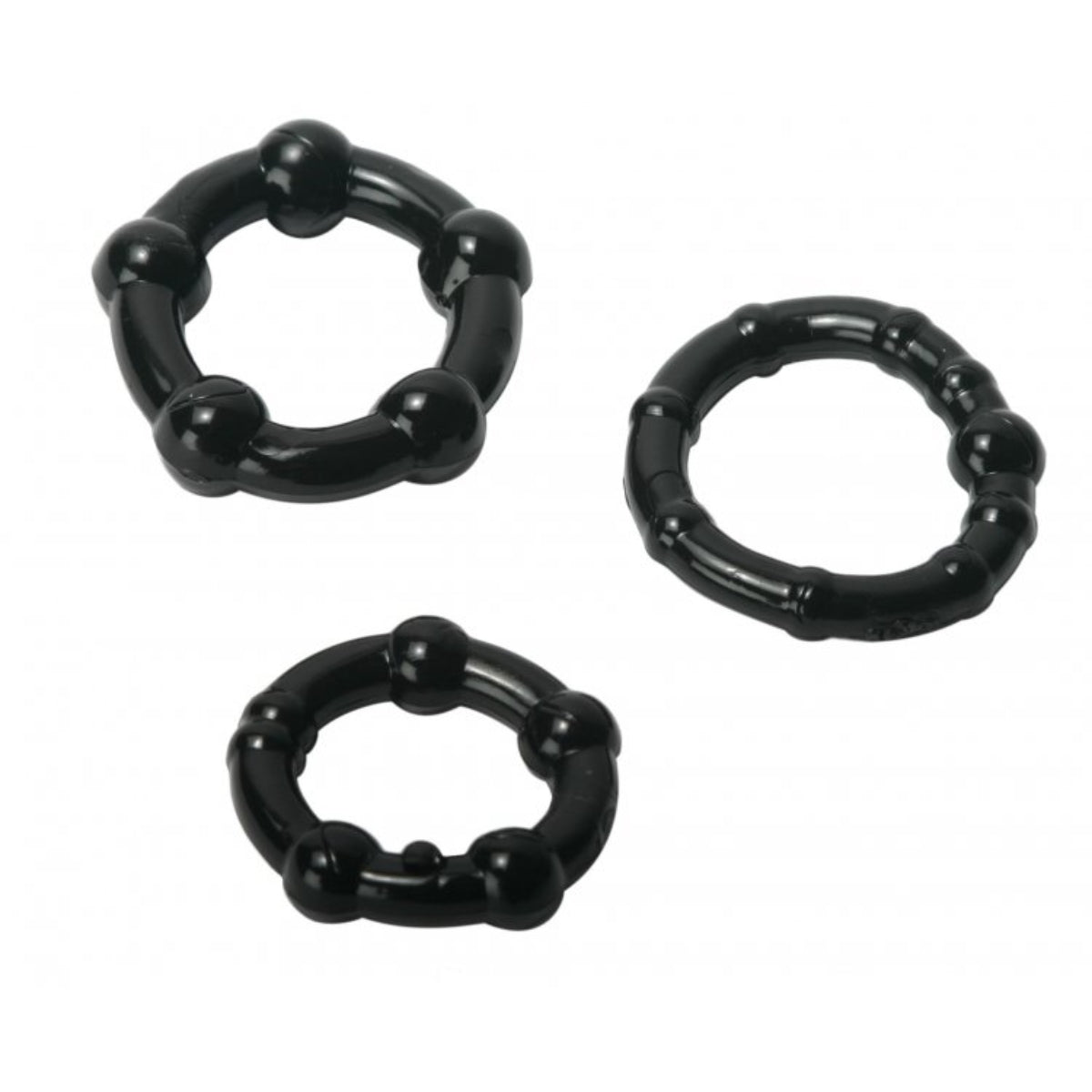 Trinity for Men Cock Ring Set of 3 Black (8182713647343)