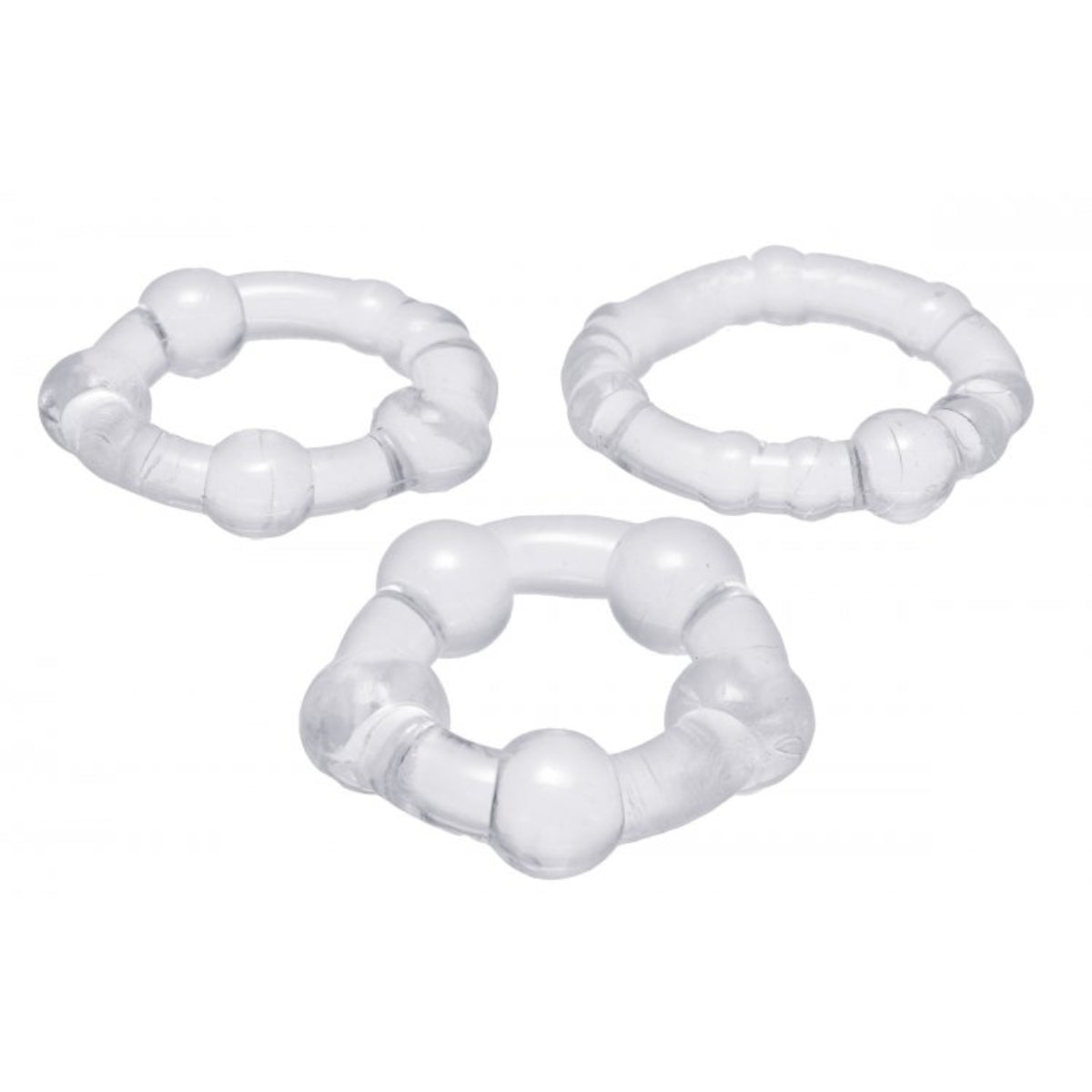 Trinity for Men Cock Ring Set of 3 Clear (8182715580655)