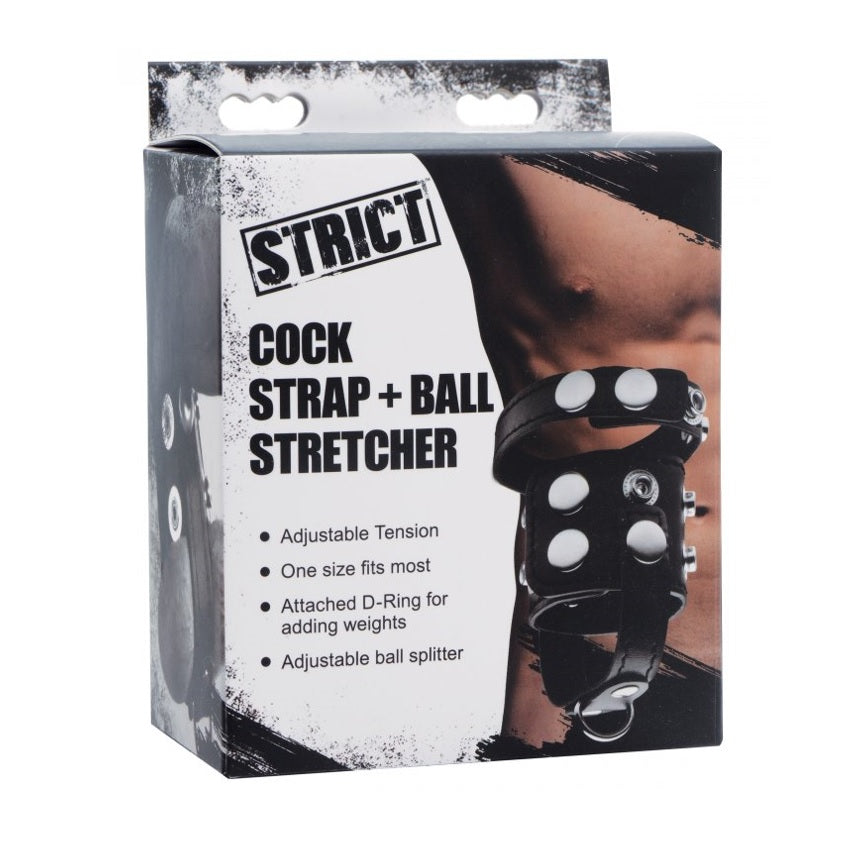 Leather Cock Strap and Ball Stretcher (8099802382575)