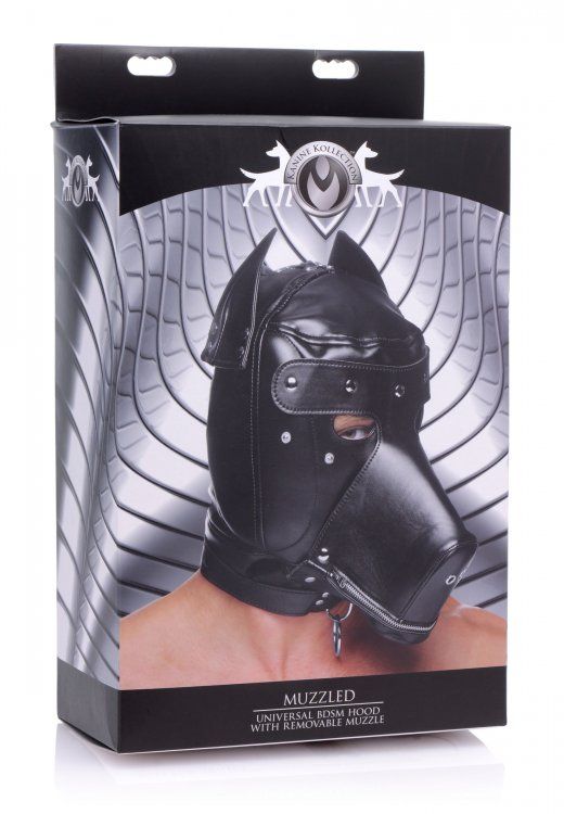 Master Series Muzzled Universal BDSM Hood (6676199211172)