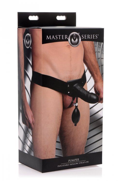 Master Series Pumper Inflatable Hollow Strap-On