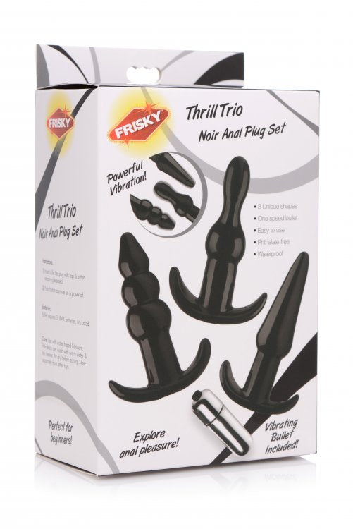 Frisky Thrill Trio Anal Plug Set