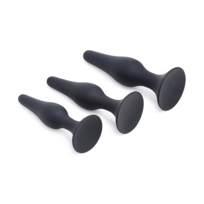 Master Series Triple Spire Tapered Silicone Anal Trainer Set