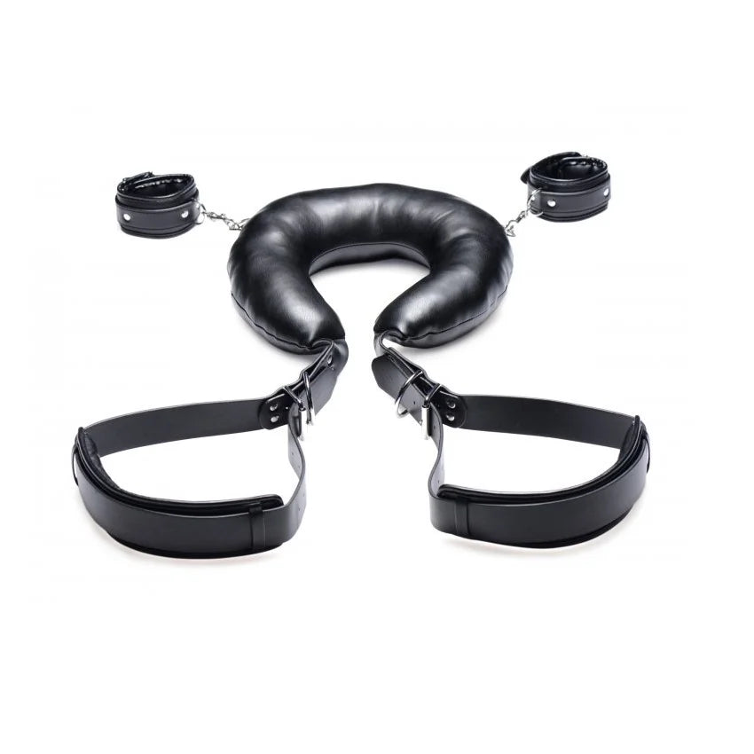 Strict Padded Thigh Sling with Wrist Cuffs (8251379810543)