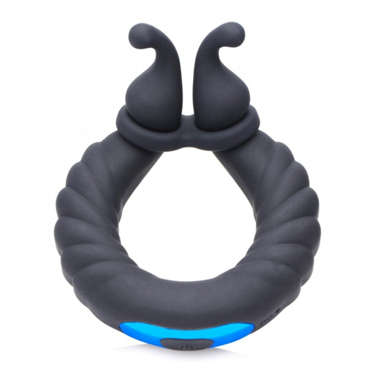 Trinity For Men 10x Cobra Dual Stimulation Silicone Cock Ring Black (8182718365935)