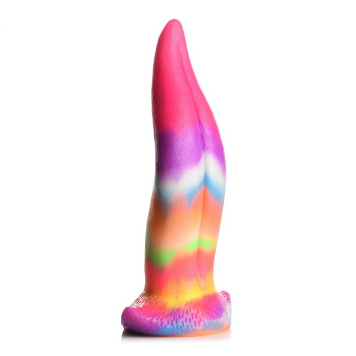 Unicorn Tongue Glow-in-the-Dark Silicone Dildo (8071494369519)