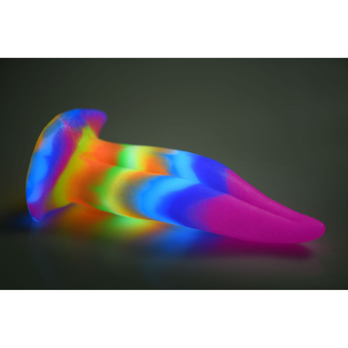 Unicorn Tongue Glow-in-the-Dark Silicone Dildo (8071494369519)