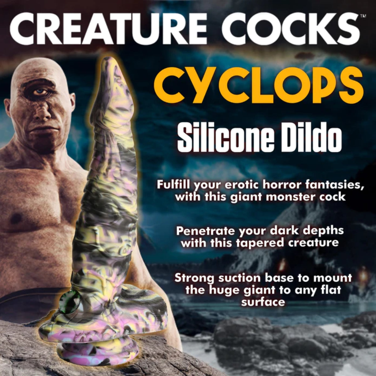 Creature Cocks Cyclops Monster Silicone Dildo (8274281693423)