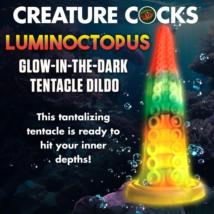 Creature Cocks Luminoctopus Glow-in-the-Dark Tentacle Dildo