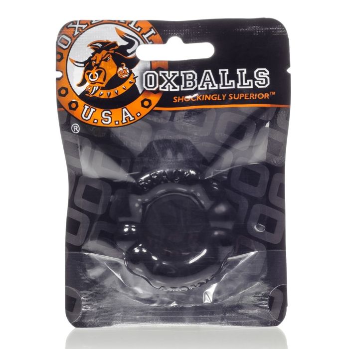 Oxballs 6 Ball Cock Ring Black (4850529108106)