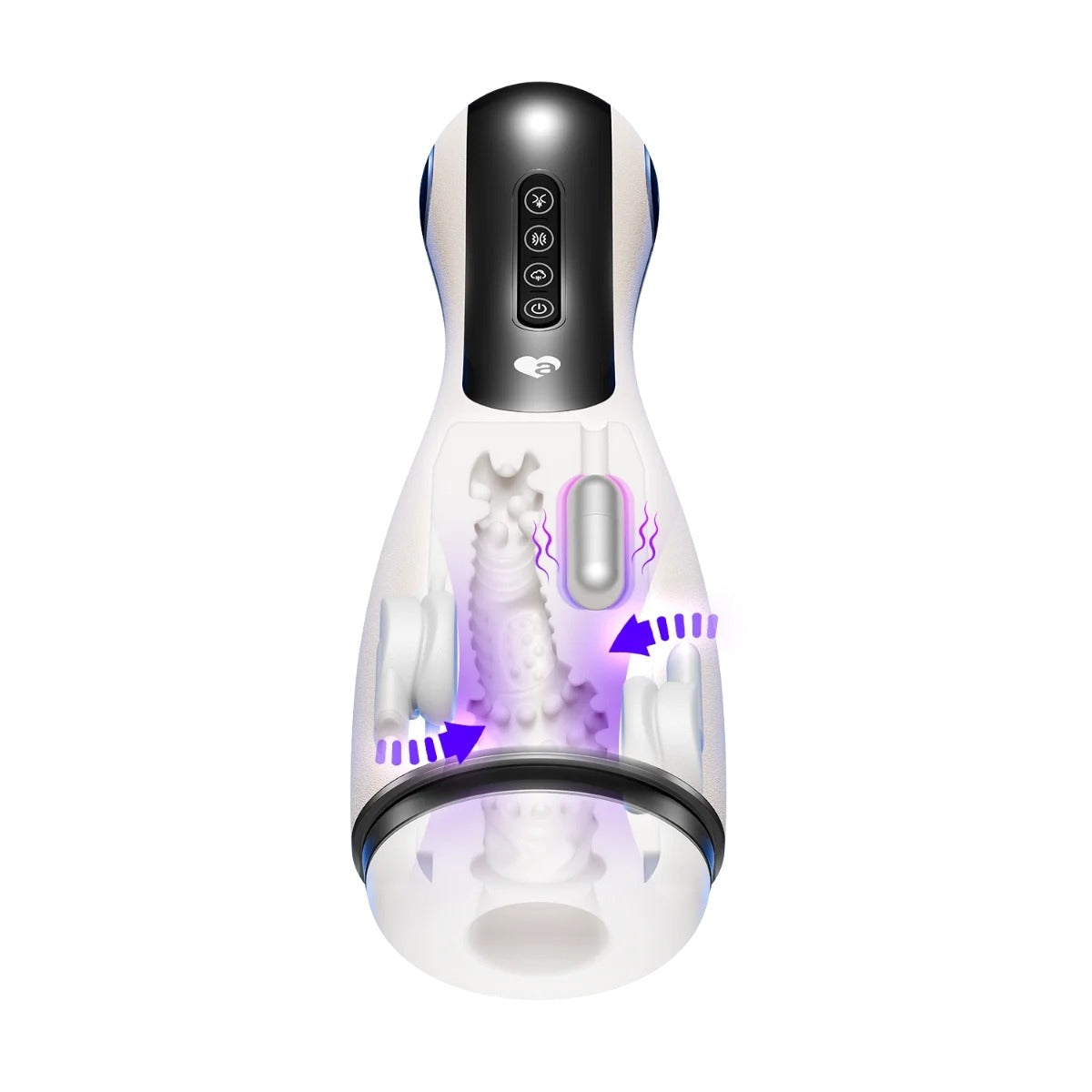 Amovibe Good Night Suction Masturbator with Airbag Squeezing  Suction & Vibration