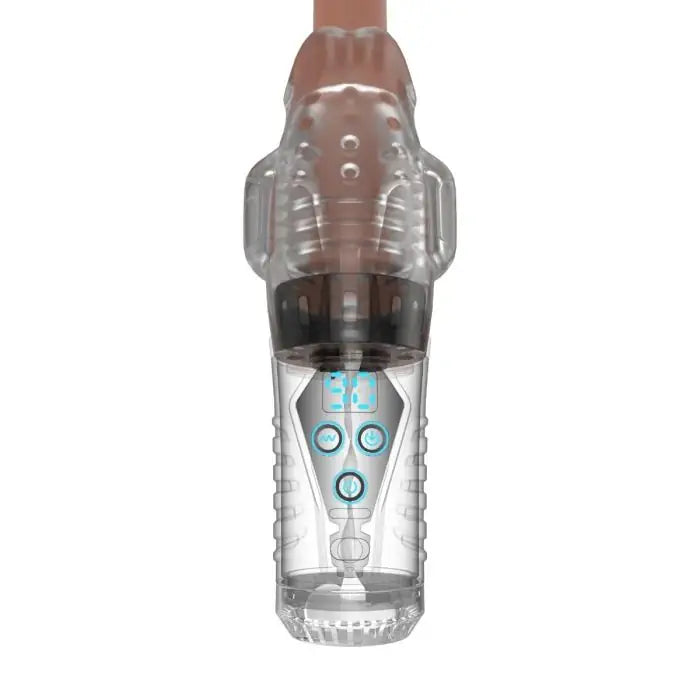 Amovibe Alpha Sucking & Vibrating Masturbator see through.