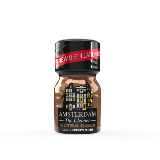 Amsterdam Ultra Gold Pentyl Aroma 10ml - Extra Pure Stabilized Pentyl Nitrite Room Aroma | Poppers