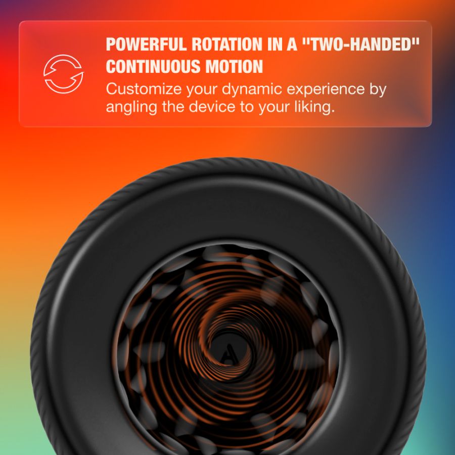 Arcwave Orbit Rotating Male Masturbator feature graphic highlighting powerful rotation