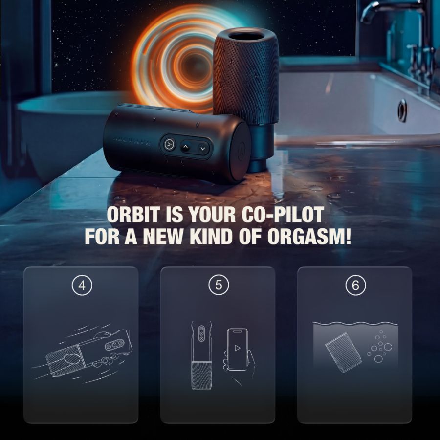 Arcwave Orbit Rotating Male Masturbator feature graphic highlighting how to get the best resutlts