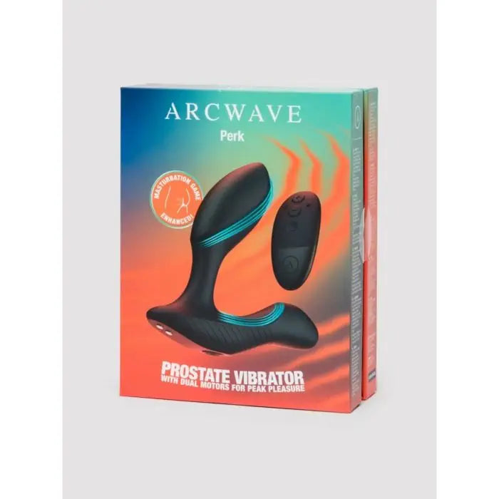 Arcwave Perk Prostate Massager with Remote Control packaging