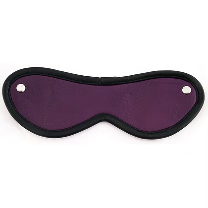 Rouge Leather Blindfold Purple