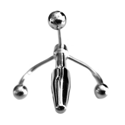 Rouge Stainless Steel Crown Penis Plug front view