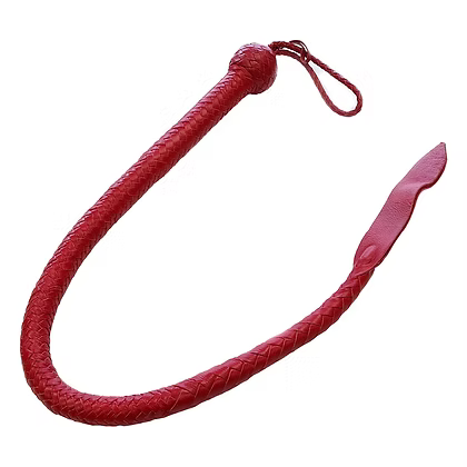 Rouge Leather Devil Tail Whip Black/Red or Red