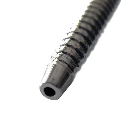 Rouge Stainless Steel Shower Penis Plug closeup of shaft