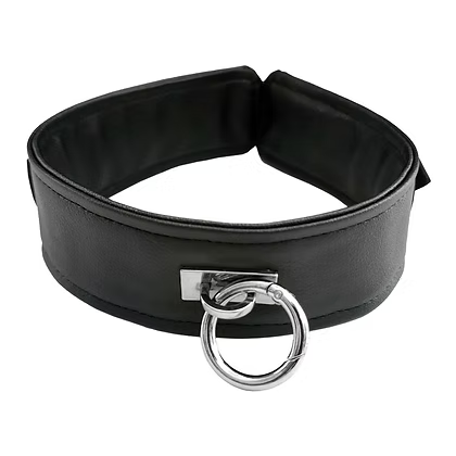 Rouge Vegan Fetish Play Collar Black or Red