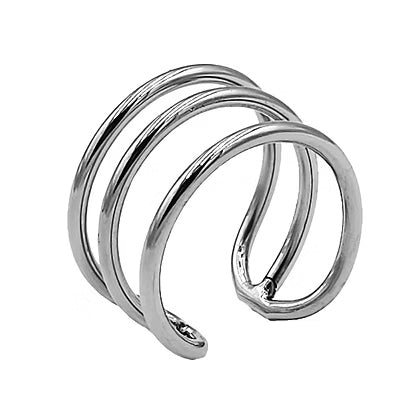 Rouge Stainless Steel Triple Wire Glans Ring