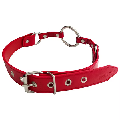Rouge Vegan Fetish Play O Ring Gag Red