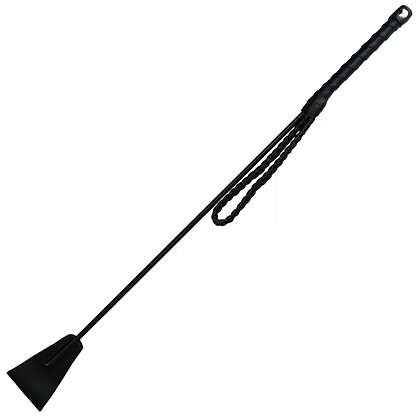 Rouge Vegan Fetish Play Riding Crop Black or Black/Red