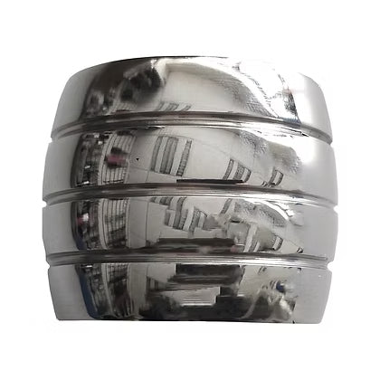 Rouge Stainless Steel Plain Cock Ring 45mm x 45mm showing deep edge