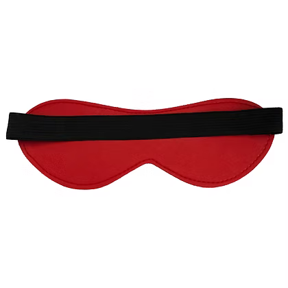 Rouge Vegan Fetish Play Blindfold Black or Red