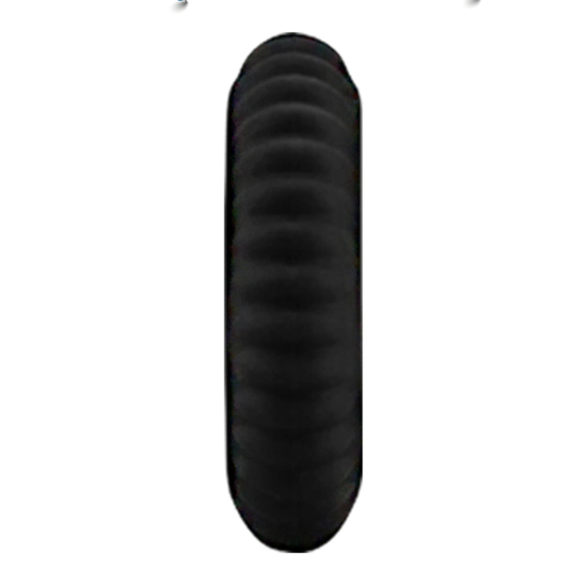 Pretty Love Titan Silicone Cock Ring 1 Black side view