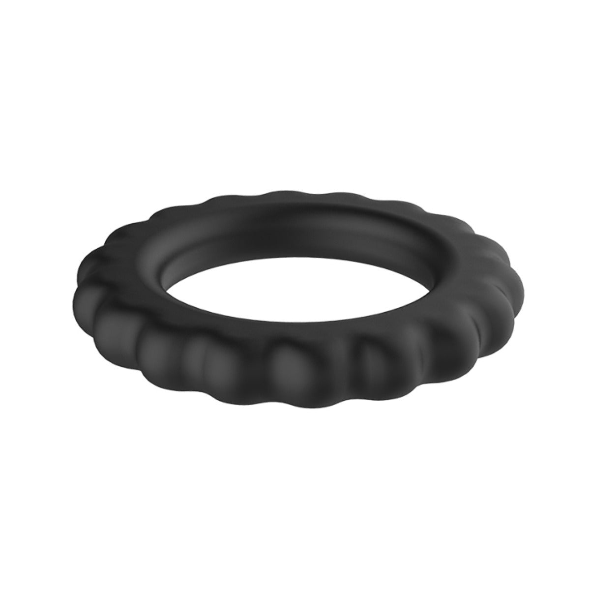 Pretty Love Titan Silicone Cock Ring 2 Black