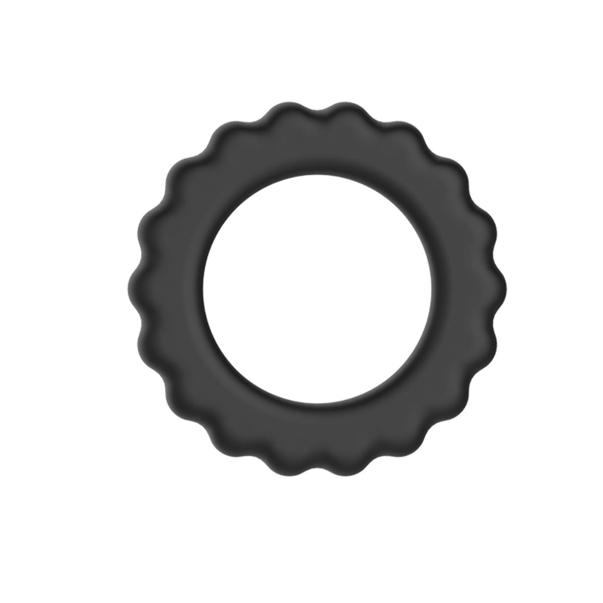 Pretty Love Titan Silicone Cock Ring 2 Black