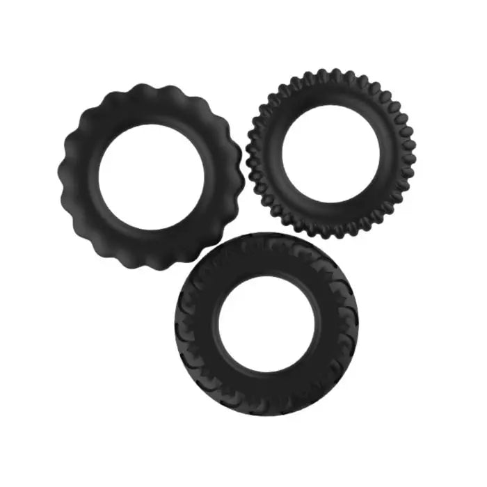 Pretty Love Titan Silicone Cock Ring Set