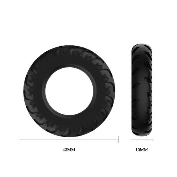 Pretty Love Titan Silicone Cock Ring Set dimensions of ring 3