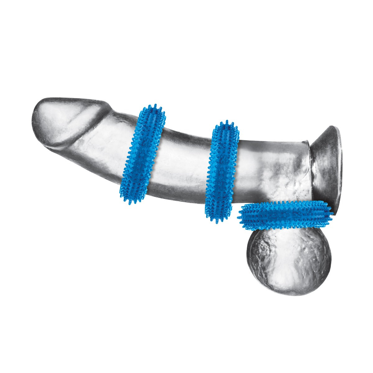 Blue Line 3 Pack Ultra Stimulating Stretch Cock Rings (8253245456623)