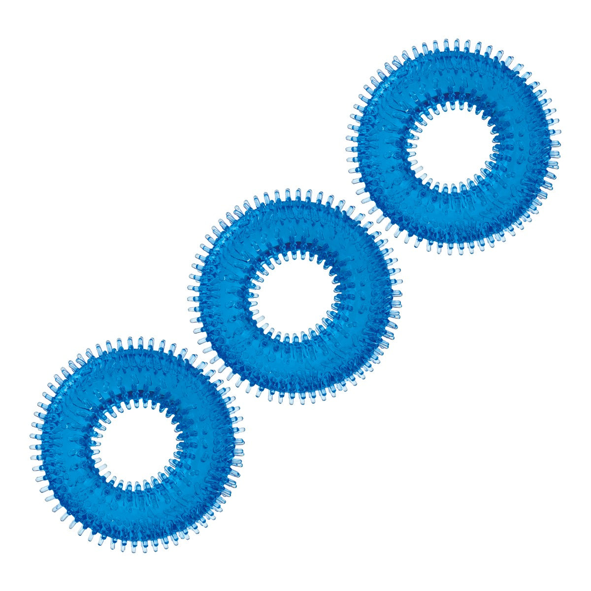 Blue Line 3 Pack Ultra Stimulating Stretch Cock Rings (8253245456623)