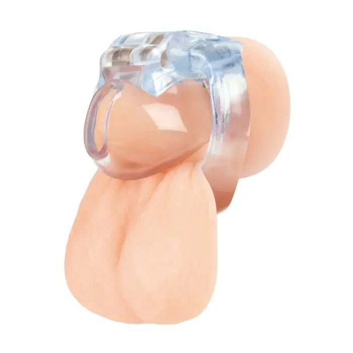 Blueline Small Dick Acrylic Mini Chastity Cage