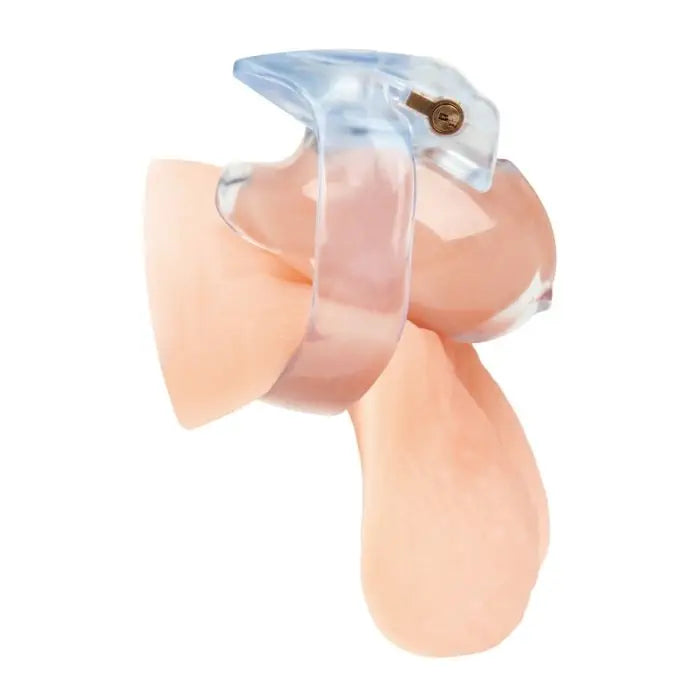 Blueline Small Dick Acrylic Mini Chastity Cage