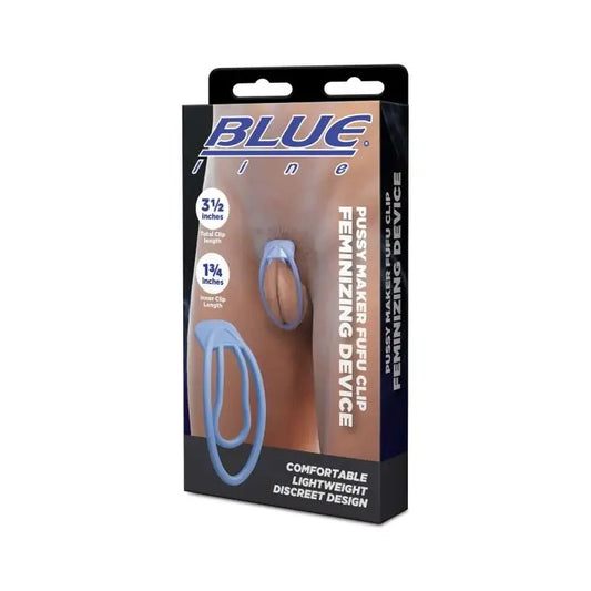 Blue Line Pussy Maker Fufu Clip Feminising Device packaging