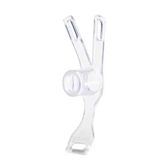 Blueline Piss-Thru Flying V translucent ABS inversion feminizer device front view